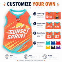 Chaleco Deportivo para Perros con Logotipo Personalizado, Transpirable, de Malla, Ligero, para Entrenamiento y Paseo al Aire Libre