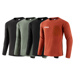 Hip Hop Raglan Tee Streetwear Insideout lavado pesado algodón siete colores Jersey en blanco hombres Casual impreso - Product Image 3