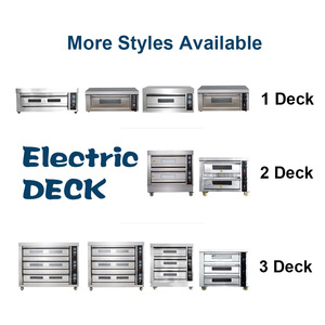 Four à <span class=keywords><strong>gaz</strong></span> à double pont personnalisé Four électrique industriel <span class=keywords><strong>Gdo</strong></span>-24L à 4 étages et 6 plateaux Four de boulangerie commercial à terrasse pour pain - Product Image 3