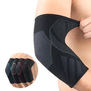 Wholesale Elbow Support For For Tendonitis Pain Elastica Nylon Spandex Arm Sleeves Fabric Elbow Brace