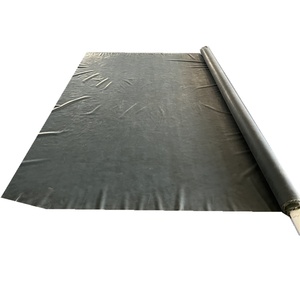 Hoja de goma de látex elástico negro de 0,2mm suave y no tóxica en formato de rollo - Product Image 1