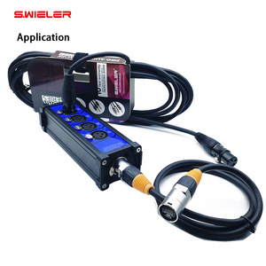 Mạng Ethernet XLR Breakout DMX Extender hộp 4 kênh RJ45 để 4 XLR nối âm thanh Splitter XLR hộp cho ánh sáng sân khấu - Product Image 5