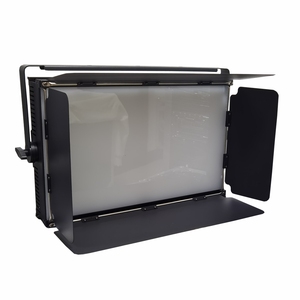 300W ấm trắng + mát trắng 2in1 dẫn Studio Bảng điều chỉnh ánh sáng với barndoor - Product Image 5