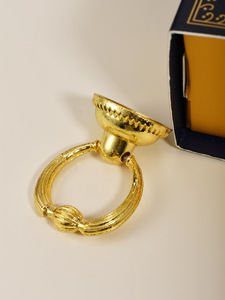 Antike Vintage europäischen Stil Zink Ring Einloch Pull Schrank tür Möbel Griff Küche Villa Hängende Schublade - Product Image 3