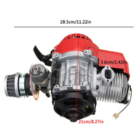 Moteur complet de moto 49cc 2 temps avec carburateur et filtre à air CARB Pocket Bike Mini Dirt ATV Quad