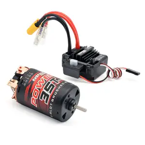 Suppass Hobby 550 brushed motor 3-slot w/ 80A ESC combo for boat rc High Tech Series Sian RC Car Model Building Technic Car