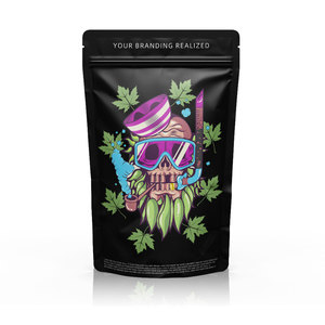Custom Logo Glossy & Matte Stand-up Doypack <b>Bags</b> Child Resistant Smellproof Resealable Ziplock Mylar <b>Bags</b> for Herbs Tobacco - Product Image 3