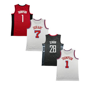 Venta al por Mayor de Camisetas de Baloncesto Americanas Cosidas, Oferta 2026 # <span class=keywords><strong>1</strong></span> Amen Thompson # 7 <span class=keywords><strong>Kevin</strong></span> <span class=keywords><strong>Durant</strong></span> # 28 Alperen Sengun - Product Image 3