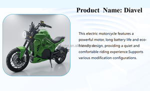 La moto électrique pour adultes DKD Panigle à 2 <span class=keywords><strong>roues</strong></span>, 72V Lithium 30A-180Ah Max Battery, avec une vitesse maximale de 80-160 km/h - Product Image 5
