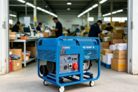 Générateur diesel portable super silencieux YuChai YC15GF-3 15 kW triphasé 400 V/230 V bicylindre refroidi par air à démarrage électrique 1800 tr/min