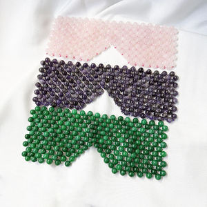 Mascarilla <span class=keywords><strong>Facial</strong></span> de Jade Natural, Cuarzo Rosa, Amatista y Jade Verde, Relajante, Alivia la Hinchazón con Terapia de Frío y Calor - Product Image 1