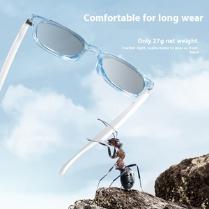 Occhiali da Sole Intelligenti per Uomo e Donna, Impermeabili IPX-5, con Assistente Vocale, Ricarica Magnetica, Anti-Luce Blu, <span class=keywords><strong>Software</strong></span> AI Personalizzabile - Product Image 5