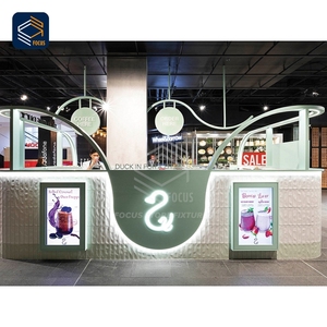 Éclairage LED modulaire pour l'intérieur des magasins, étagères de présentation, solution tout-en-un, design de boutique de thé au lait perlé - Product Image 4