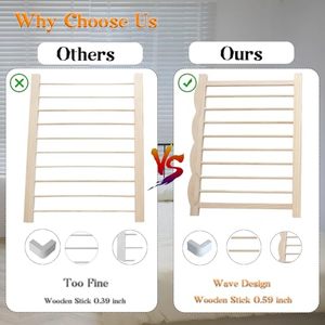 <span class=keywords><strong>Parc</strong></span> de jeu en <span class=keywords><strong>bois</strong></span> pour bébé, grand <span class=keywords><strong>parc</strong></span> de jeu réglable en <span class=keywords><strong>bois</strong></span> avec porte verrouillable pour la maison - Product Image 6