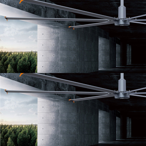 Entrepôt industriel à économie d'énergie Grands ventilateurs de plafond aux Philippines Volume d'air géant pour <span class=keywords><strong>les</strong></span> usines, <span class=keywords><strong>les</strong></span> restaurants et <span class=keywords><strong>les</strong></span> fermes - Product Image 6