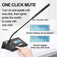 Équipement de système de son de microphone de conférence de bureau numérique sans fil professionnel DR2800 pour salles de réunion