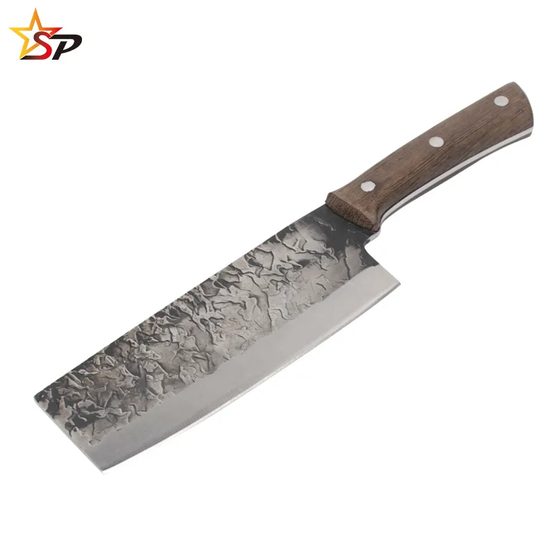 High Quality 6.75 Inch Handmade Full Tang Forged High-carbon Steel Cleaver Knife