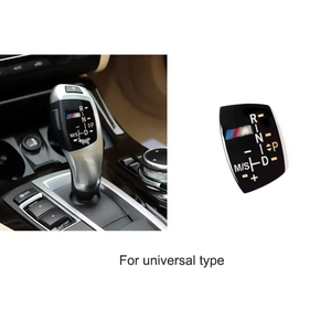 Copertura del Pannello del Pomello del Cambio per Auto con Guida a Sinistra per BMW Serie 1 2 3 4 5 7 F01 F02 X1 X3 X5 X6 F30 F10 con Logo - Product Image 2