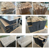 Cubes en acrylique sur mesure pour présentation de céramiques de musée, blocs solides transparents polis, supports de présentation en lucite pour bijouteries