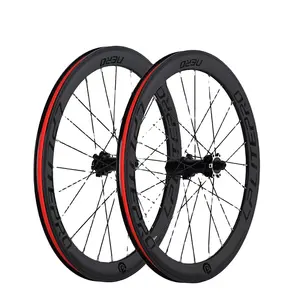 LP Litepro AERO ruote per bicicletta ultraleggere doppio cerchio 40MM per bici pieghevole BMX Set di ruote da 20 pollici 406 451 Set di ruote per freni a disco