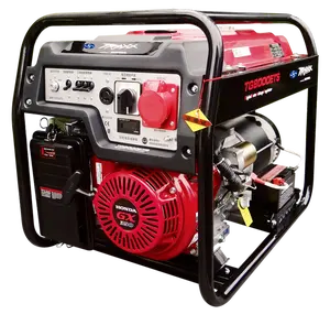 Gas Benzine Generator 3-Fase 230 Volt 7000 Watt 7kw Elektriciteit Power Benzine Generatoren Voor Thuis Elektrische