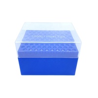 Embouts de micro pipette stérilisés 10ul filtrés en plastique pp jetables de laboratoire avec boîte de support de filtre 100ul 200ul 1000ul