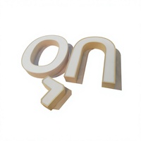 Signalétique personnalisée en acier inoxydable avec logo LED 3D éclairé, pour intérieur/extérieur, entrées d'entreprises, halls d'hôtels, immeubles de bureaux