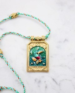 Collar con Colgante de Diamante en Forma de Mariposa y Ojos de Amor, Estilo Retro, Cadena de Latón Chapada en Oro para Mujer, Joyería Artística para Aniversario - Product Image 5