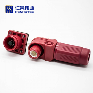 150A Batterie anschluss Energie Energie speicher 1Pin Stecker für 35 mm2 Kabel und Sammel schienen öse Buchse Rote Farbe - Product Image 3