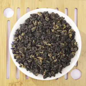 Luxury Grade China Yunnan Black Snail Tea Golden Tips Yunnan Dian Hong Luo Cha Black Fermented Tea