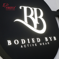 Boîte lumineuse publicitaire extérieure IP65, panneau lumineux rond rotatif double face, enseigne lumineuse LED, boîte lumineuse en acrylique 3D