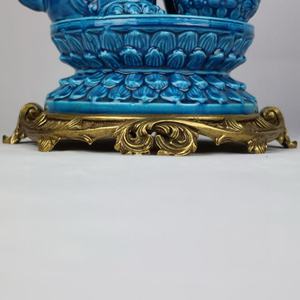 Jarrón de Flores de Porcelana Cerámica Antigua de la Dinastía Qing, Estilo Art Deco, Bronce, Jingdezhen, Decorativo Chino, RXBV0056, Dinastía Qing - Product Image 2