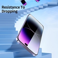 Protection d'écran en verre trempé transparent anti-rayures 9H haute clarté 0,33 mm pour iPhone 15 14 Plus 13 12 11 Pro Max XS XR 6 7