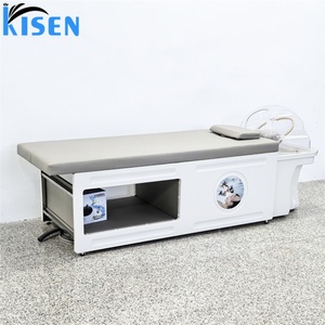 KISEN Thai High Quality Hydrotherapy Water Circulation Portable Shampoo Basin Head Care Massage Salon Furniture Shampoo <b>Bed</b> - Product Image 2