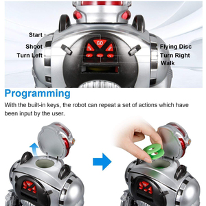 Robot jouet qui tire des missiles, marche, parle et danse avec des lumières clignotantes, robot télécommandé, jouets robots pour enfants - Product Image 4