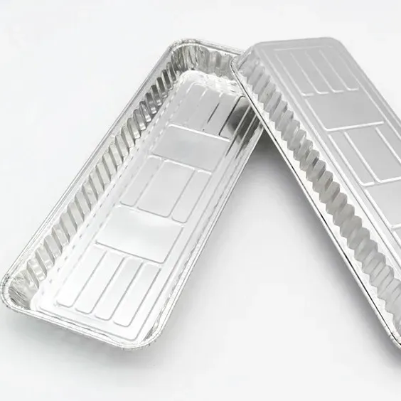 13 "사각 박스 대형 직사각형 접시 알루미늄 호일 바베큐 용기 케이터링 일회용 알루미늄 트레이 트레이