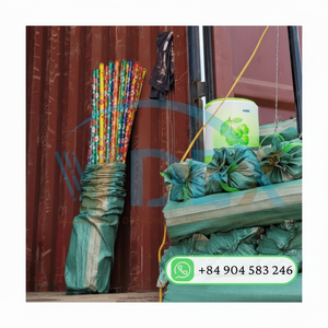 Usine vietnamienne vente directe manche de balai en bois bâton de vadrouille brosses et pelle à poussière de haute qualité ensemble - Product Image 1