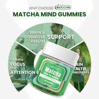Bonbons gélifiés au thé vert brûleur de graisse Matcha (60 unités) certifiés Halal, marque privée OEM, complément coupe-faim pour femmes et hommes