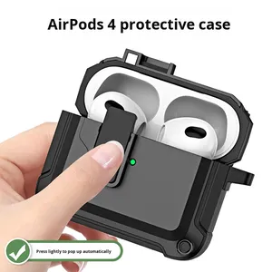 Lüks darbeye TPU için 1/<span class=keywords><strong>2</strong></span>/<span class=keywords><strong>3</strong></span>/4 Pro koruyucu kılıf elastik toka ile kablosuz şarj anahtarı kilit yayı kapak - Product Image 4