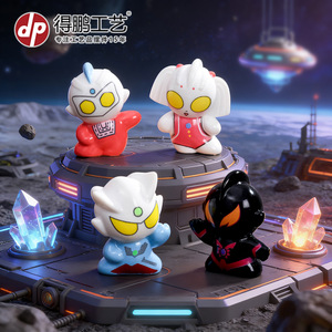 Ultraman Figurine Miniature Cartoon Resin Decorations For Desk Car Ornaments - Product Image 5