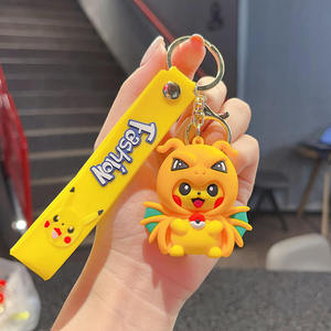 Porte-clés en PVC déguisé Pokémon, créatif, dessin animé Pokémon, poupée mignonne, pendentif pour sac, petit cadeau, modèle en gros - Product Image 5