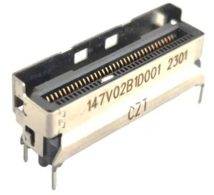 MCIO Mini Cool Edge IO 4X/8X vertical female connector DIP Type MCIO 38Pin 76Pin connector for computer