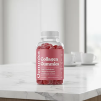 Complément alimentaire en gommes de collagène, biotine et kératine aromatisées aux fruits, marque privée OEM, pour la croissance des cheveux et de la peau