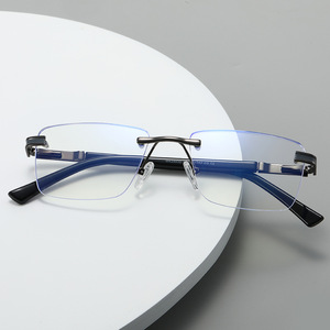 <span class=keywords><strong>Gafas</strong></span> <span class=keywords><strong>de</strong></span> <span class=keywords><strong>Sol</strong></span> Vintage Cuadradas sin Montura para Hombre 2026, <span class=keywords><strong>Marca</strong></span> <span class=keywords><strong>de</strong></span> Lujo, Modernas, Estilo Punk, Protección UV400, Anti Luz Azul, con Opción <span class=keywords><strong>de</strong></span> Lentes <span class=keywords><strong>Graduadas</strong></span> - Product Image 3
