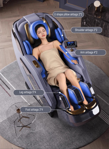 VCT卸売高級スマート全身マッサージチェア3D無重力設計リクライニングBluetoothタイマー制御ホームフット - Product Image 4