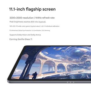 Venta al por Mayor de la Tablet Xiaoxin Pad Pro GT de 11.1 Pulgadas, Android 15, 8GB, Snapdragon 8 Gen3, Pantalla 3.2K 144Hz, Carga Rápida de 68W, Educativa - Product Image 3