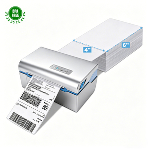 Etiquetas Adhesivas Térmicas Directas para Códigos de Barras, sin BPA, 100x150mm, 4x6 Pulgadas, para Almacenes, Centros de Envío, Direcciones, Plegadas en Abanico, Venta al Por Mayor - Product Image 1