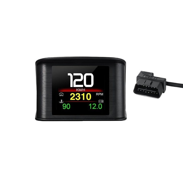 P10 HUD Display OBD2 Car Head up Display With TFT LCD Display Shows Speed RPM Voltage Detection for Error Code Hud