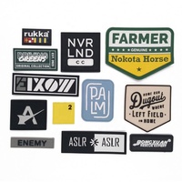 Logo personnalisé par transfert de chaleur 3D en relief TPU PVC caoutchouc Flock Silicone Patch thermocollant étiquettes d'impression