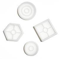 DIY Untersetzer Silikon form Harzform für Epoxidharz Handwerk unregelmäßig geformte Untersetzer Tisch dekoration Artikel